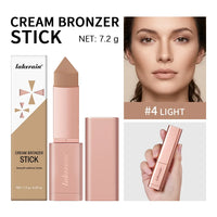 Cream Bronzer Stick for Seamless Face Contouring and Sculpting