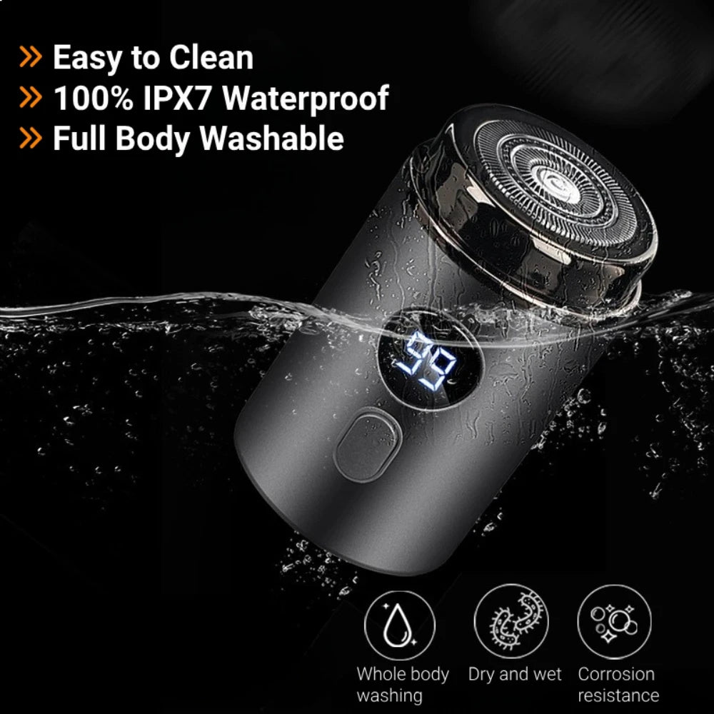 Portable Electric Pocket Shaver for Quick Grooming - 3