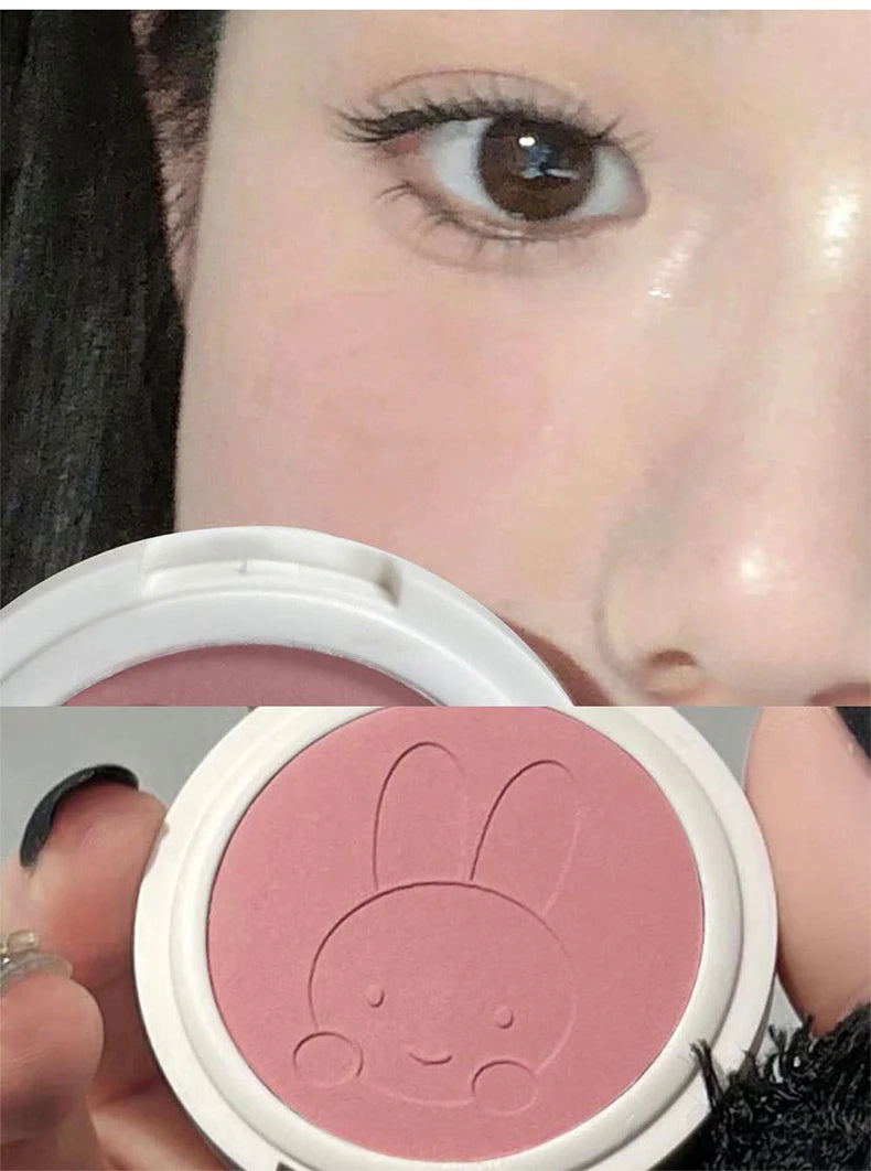 Matte Rabbit Face Blush Powder for Natural Makeup - 11