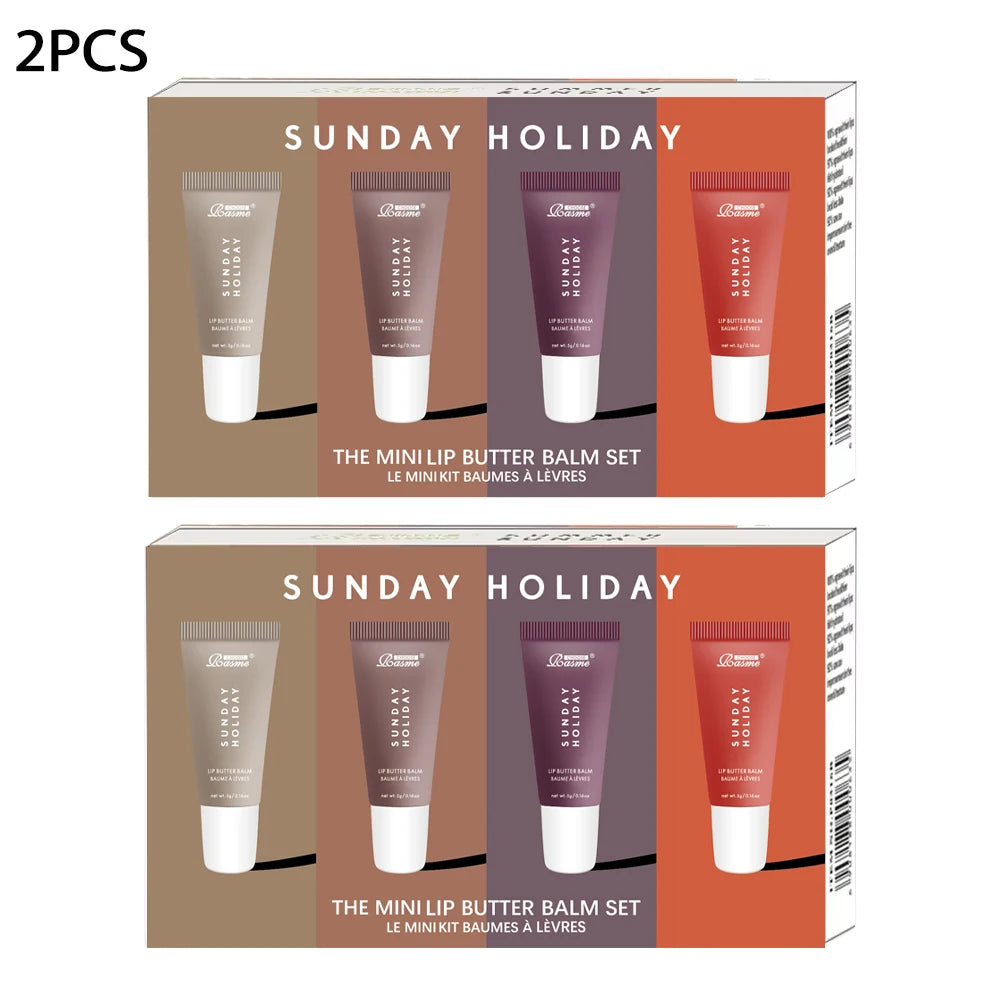 4-Piece Moisturizing Lip Butter Balm Gift Set - 7
