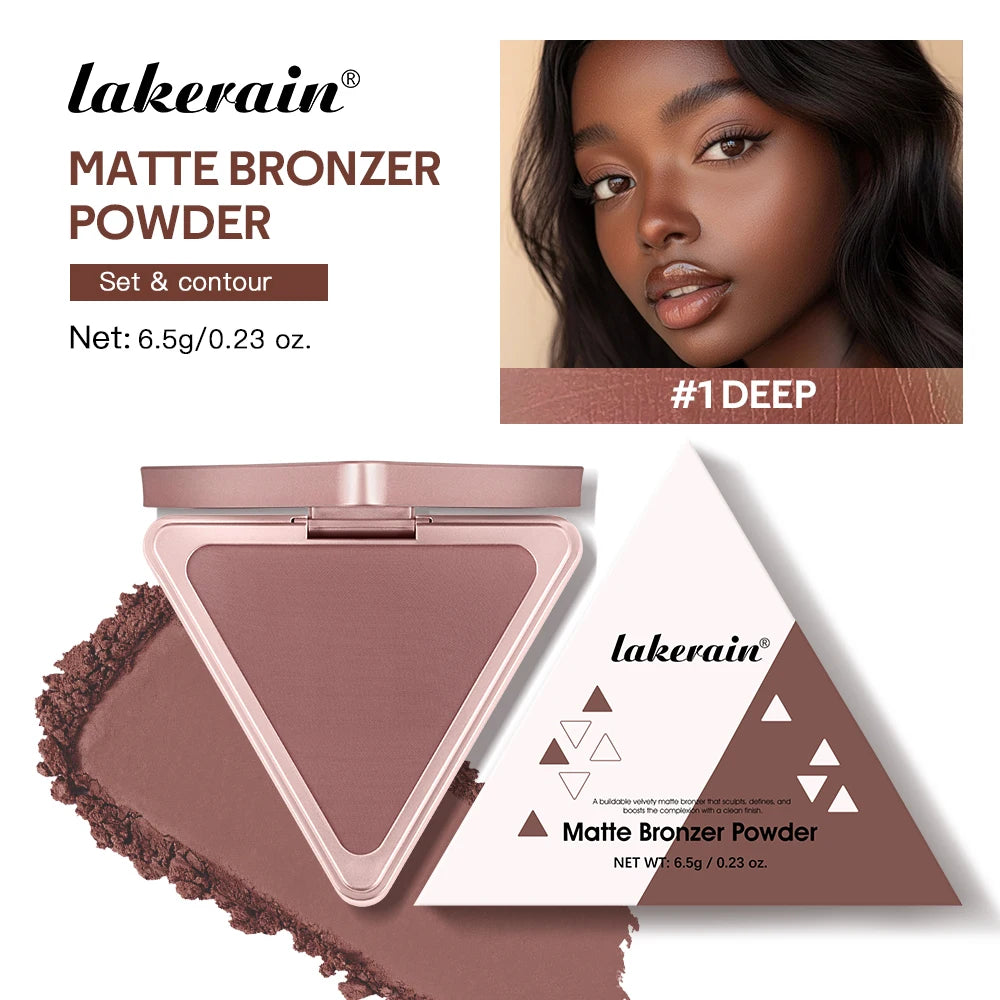 Matte Bronzer Powder for Natural Sculpted Look - 38