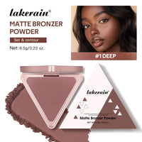 Matte Bronzer Powder for Natural Sculpted Look