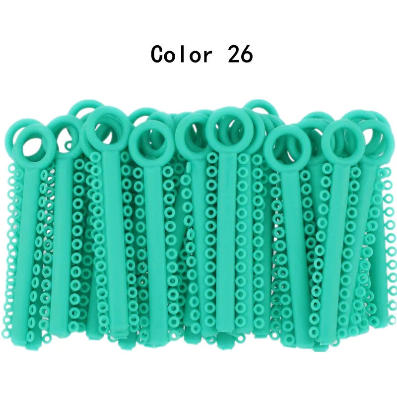 Orthodontic Elastic Ligature Ties for Dental Braces - 34