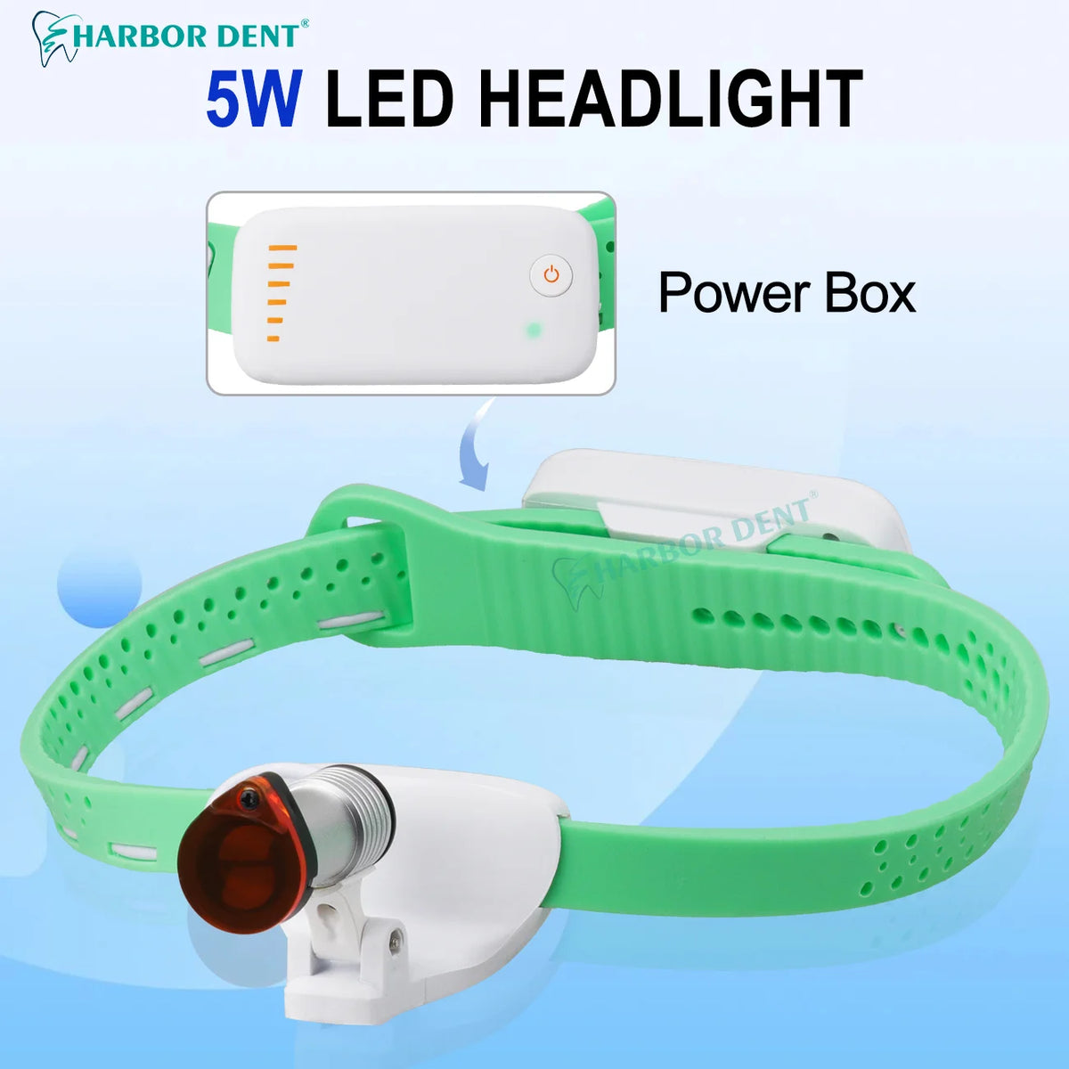 Wireless 5W LED Surgical Headlight for Dental and Medical Use