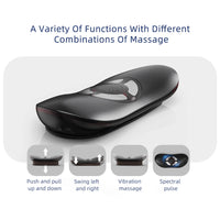 Electric Lumbar Traction Massage Device for Back Pain Relief