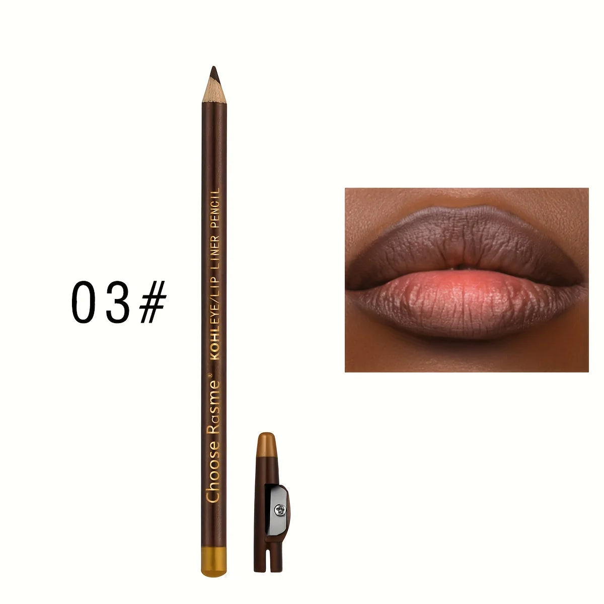3-Piece Waterproof Eyebrow and Lip Pencil Set - 5