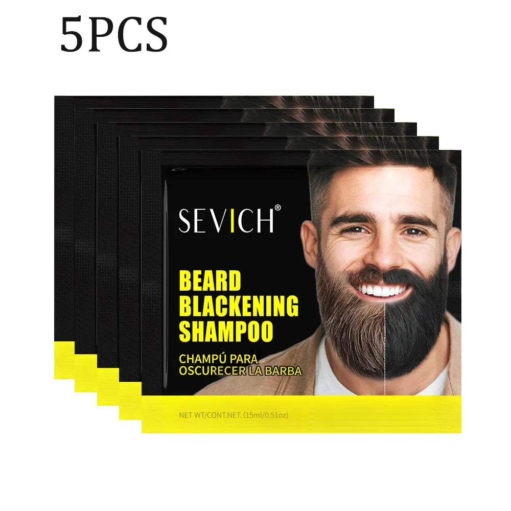 Instant Beard Blackening Shampoo for Men - 22