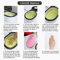 Professional Paraffin Wax Bath Warmer for Hands and Feet Spa