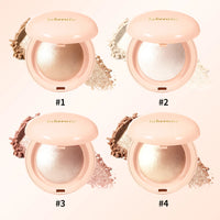 Baked Pearl Shimmer Highlighter Powder for Radiant Glow