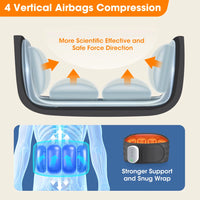 Cordless Lower Back Massager with Airbag Compression & Heat
