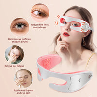 3D Red Light Therapy Eye Massager for Fatigue and Dark Circles