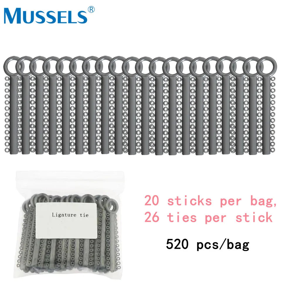 Orthodontic Elastic Ligature Ties for Dental Braces - 5