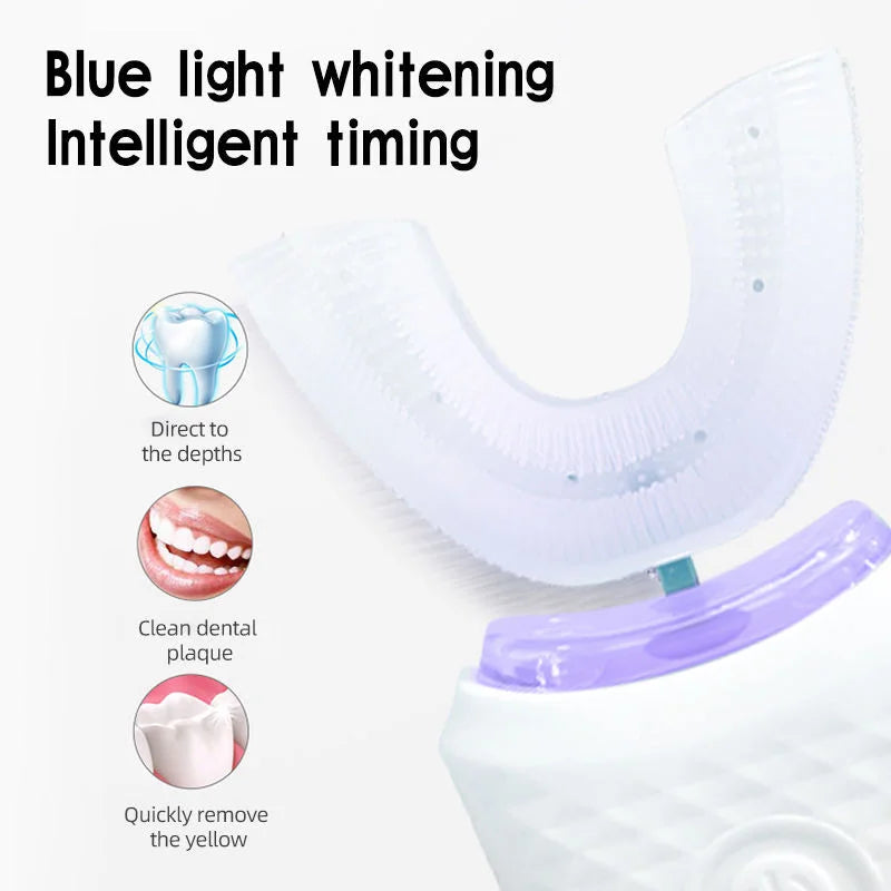 360-Degree Automatic U-Shape Ultrasonic Whitening Toothbrush - 5