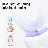 360-Degree Automatic U-Shape Ultrasonic Whitening Toothbrush
