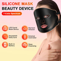 7-Color LED Light Therapy Facial Mask for Skin Rejuvenation