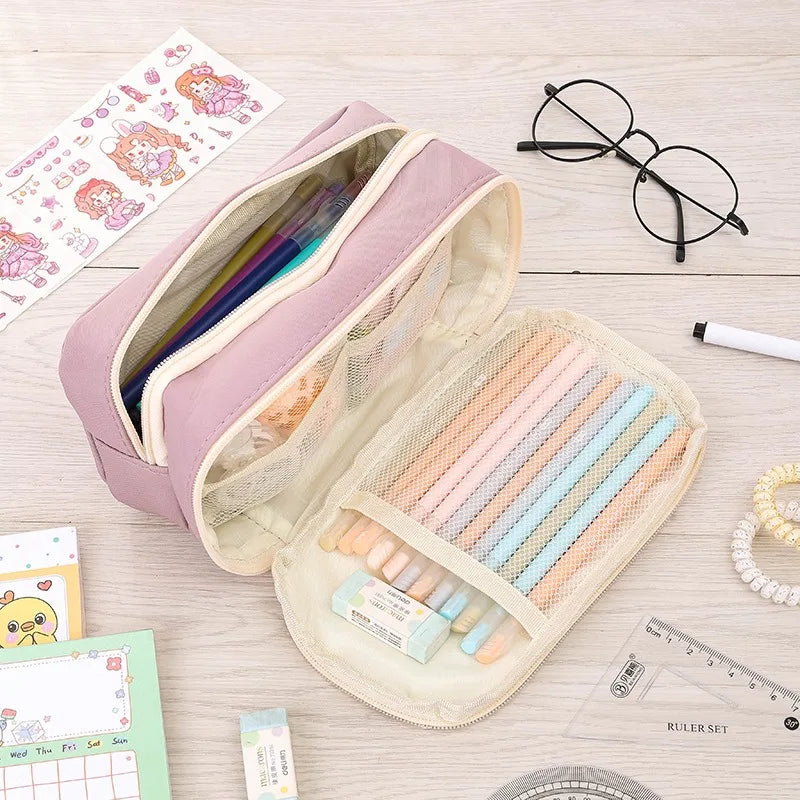 Large Capacity Multi-Layer Student Pencil Case - 7