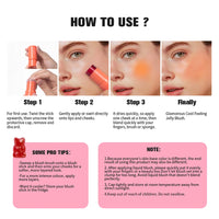 Cooling Water Jelly Tint Stick for Cheeks and Lips