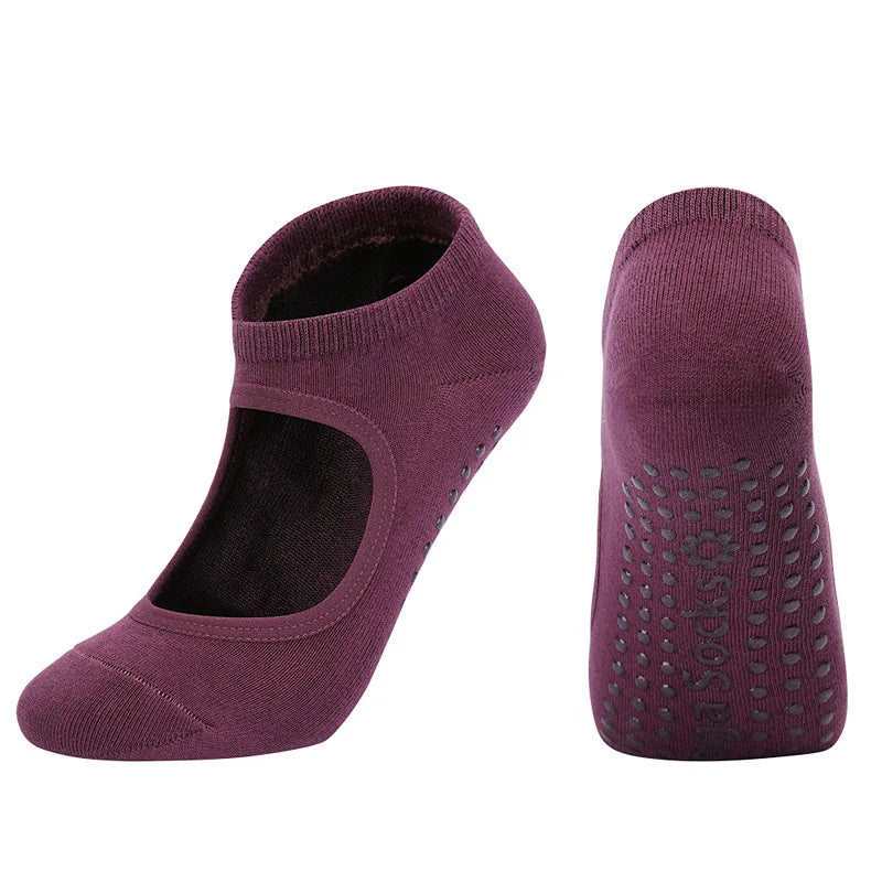 Non-Slip Yoga and Pilates Socks for Women - 10