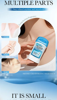 Long-Lasting Solid Fragrance Deodorant Balm