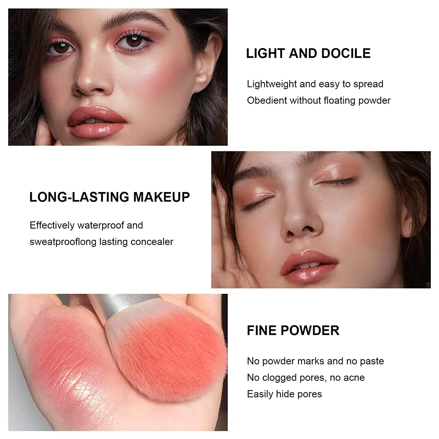 12-Color Creamy Blush and Contour Palette - 12