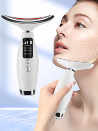 7-Color LED Neck and Face Lifting Massager