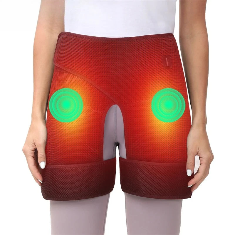 Heated Double Hip Support and Vibration Massager - 1