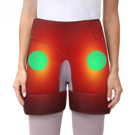 Heated Double Hip Support and Vibration Massager