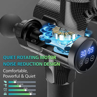 Portable Deep Tissue Percussive Massage Gun for Muscle Recovery