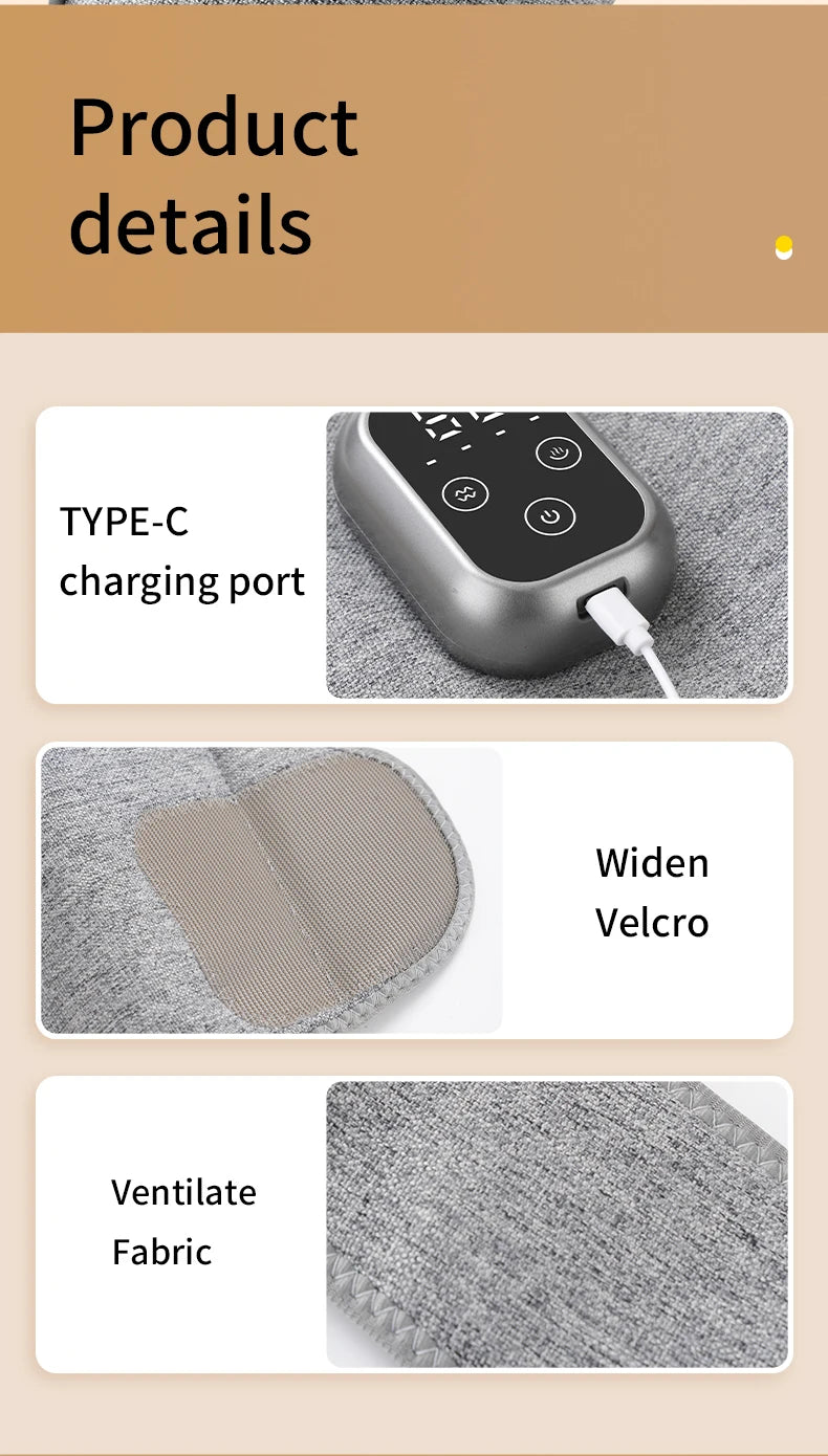 Electric Air Compression Leg Massager with Heat - 25