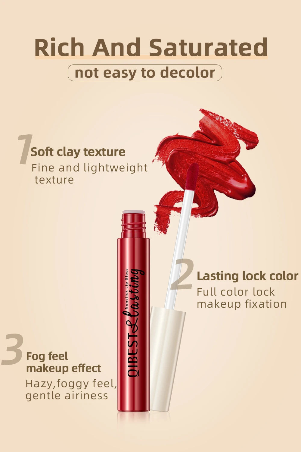 12-Piece Waterproof Matte Liquid Lipstick Set - 9