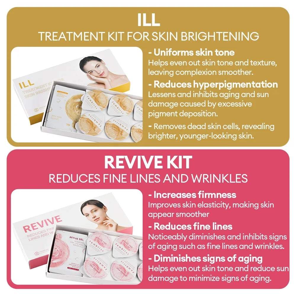 CO2 Oxygen Facial Treatment Capsule and Gel Kit - 5