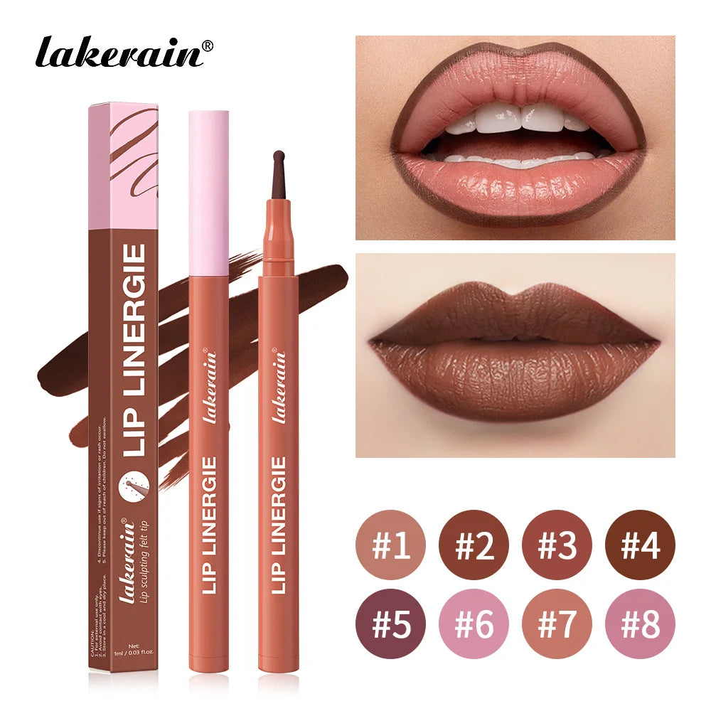 Waterproof Sculpting Ballpoint Lip Liner Pen - 1