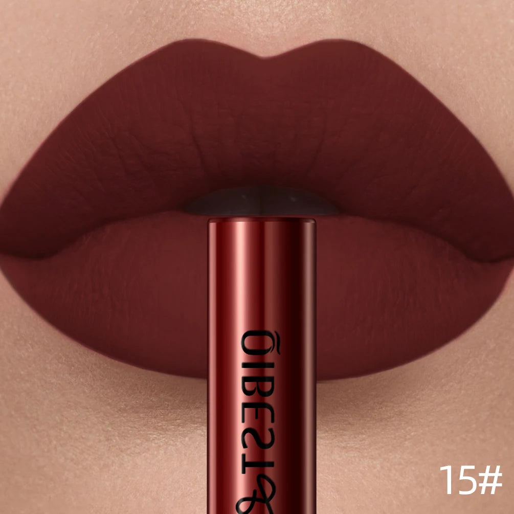 Long-Lasting Waterproof Velvet Matte Liquid Lipstick - 41