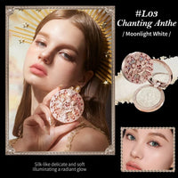 Embossed Shimmering Highlighter Face Powder