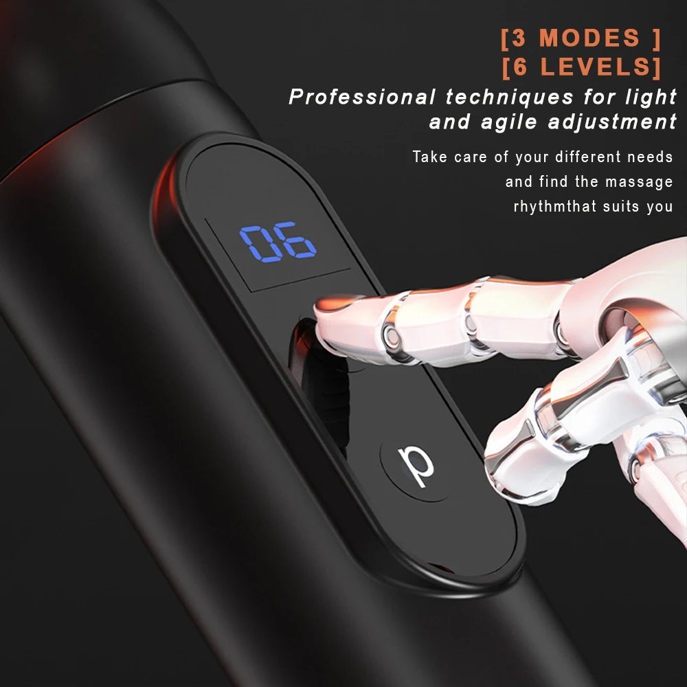 Ergonomic Percussion Massage Gun for Deep Tissue Muscle Relief - 4