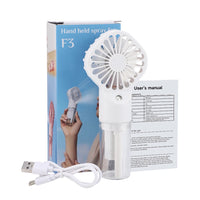 Portable Handheld Mist Fan with Humidifier