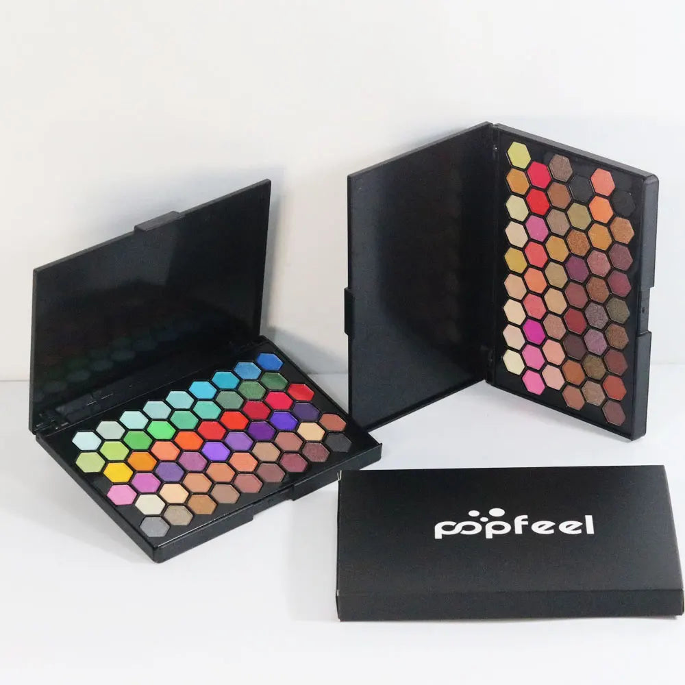 54-Color Professional Eyeshadow Palette for Every Occasion - 11