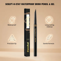 2-in-1 Waterproof Eyebrow Pencil and Sculpting Gel