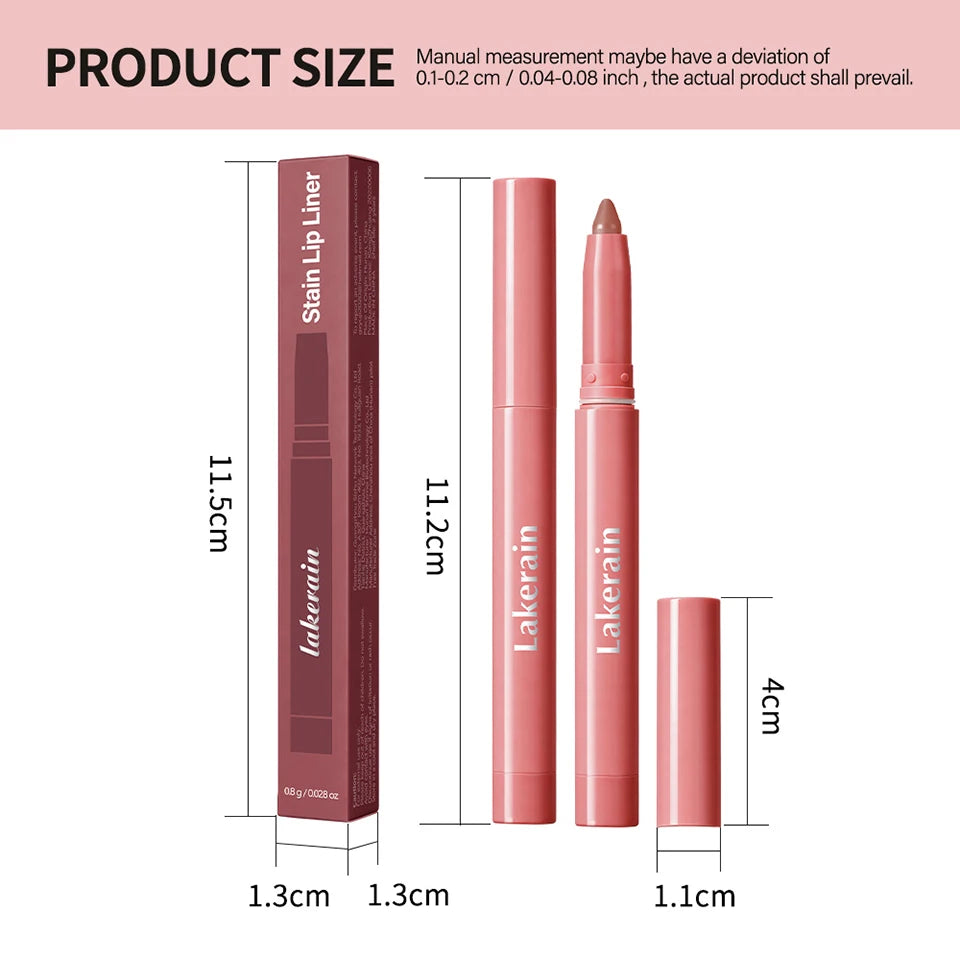 Waterproof Matte Lip Liner Pencil for Long-Lasting Contouring - 18