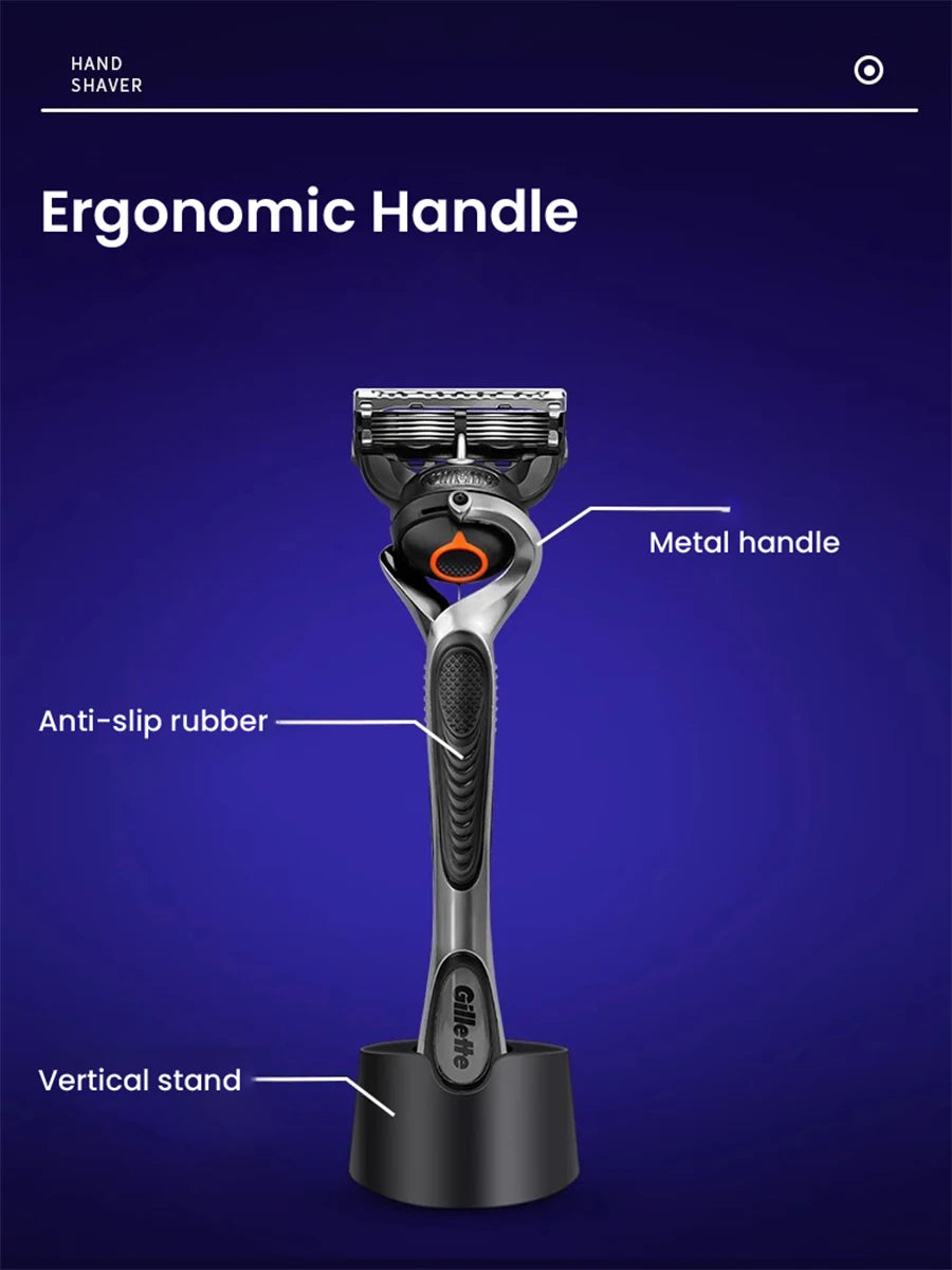 5-Blade Precision Men's Shaving Razor with Flexball Tech - 13