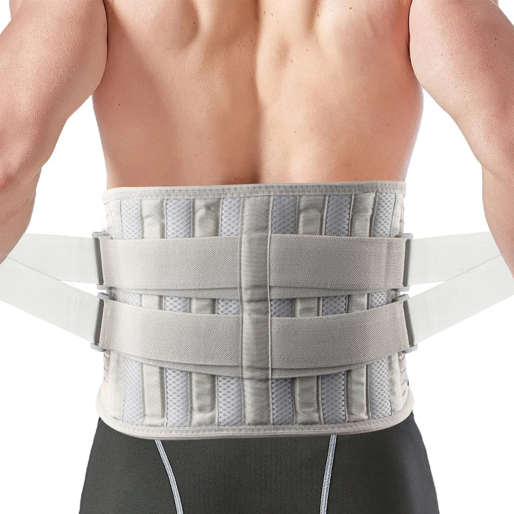 Adjustable Lumbar Support Brace for Lower Back Pain Relief - 7