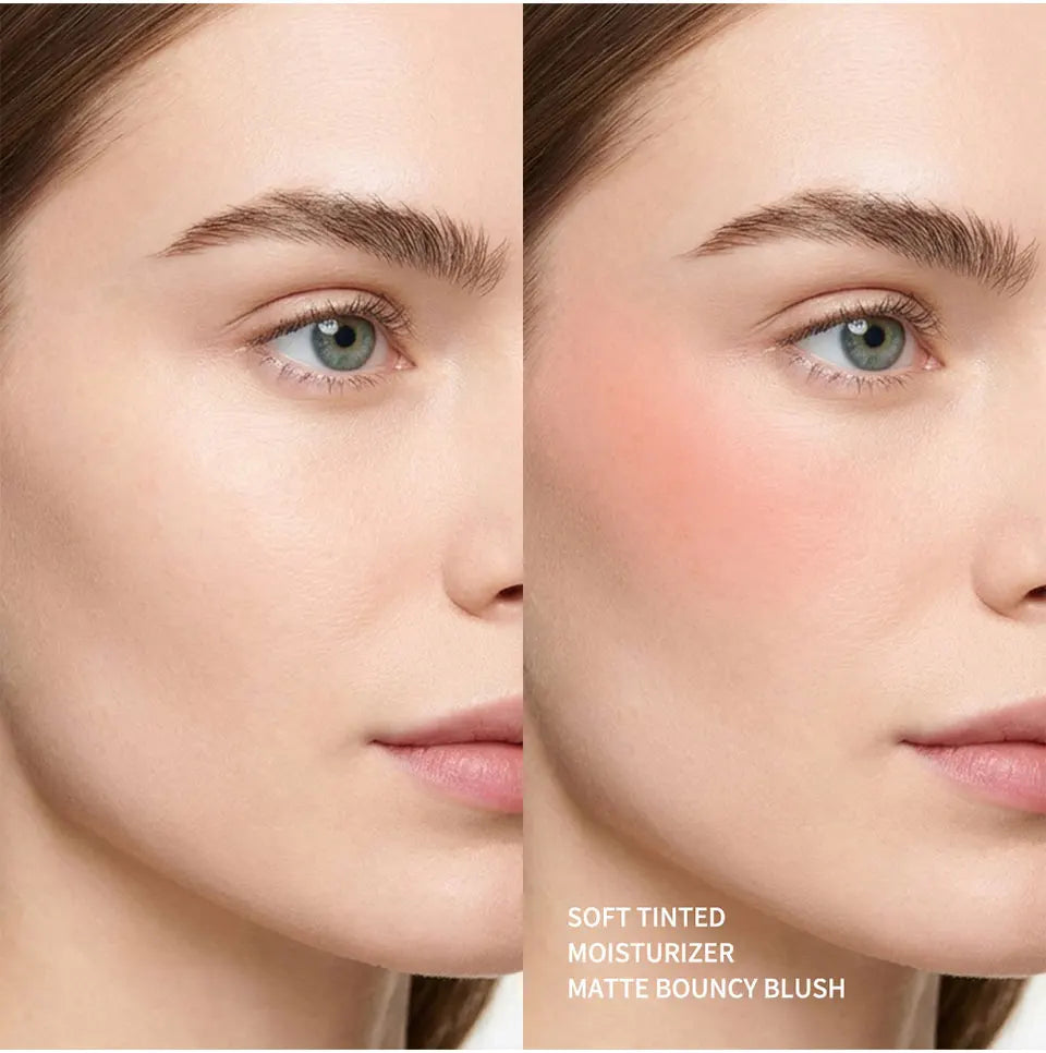 Matte Bouncy Cream-to-Powder Blush for Natural Glow - 11