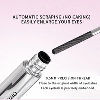 Volumizing Waterproof Steel Tube Mascara for Long-Lasting Lashes