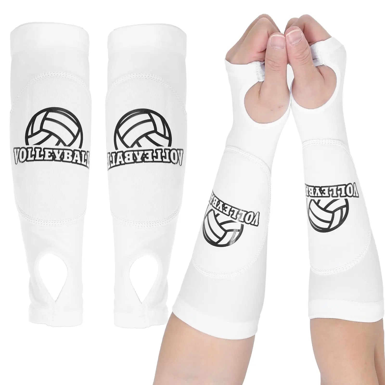 Padded Volleyball Arm Sleeves for Youth Players - 17