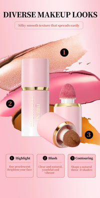 Liquid Blush, Highlighter and Contour Makeup Stick