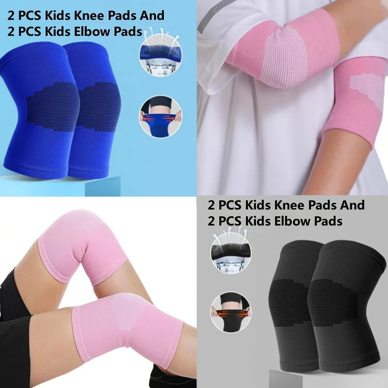 Protective Kids Elbow and Knee Pads for Sports - 5