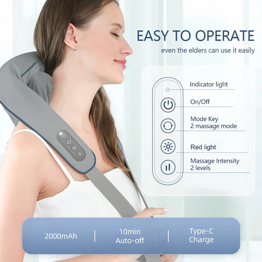 Cordless Deep Tissue Neck and Shoulder Massager - 29