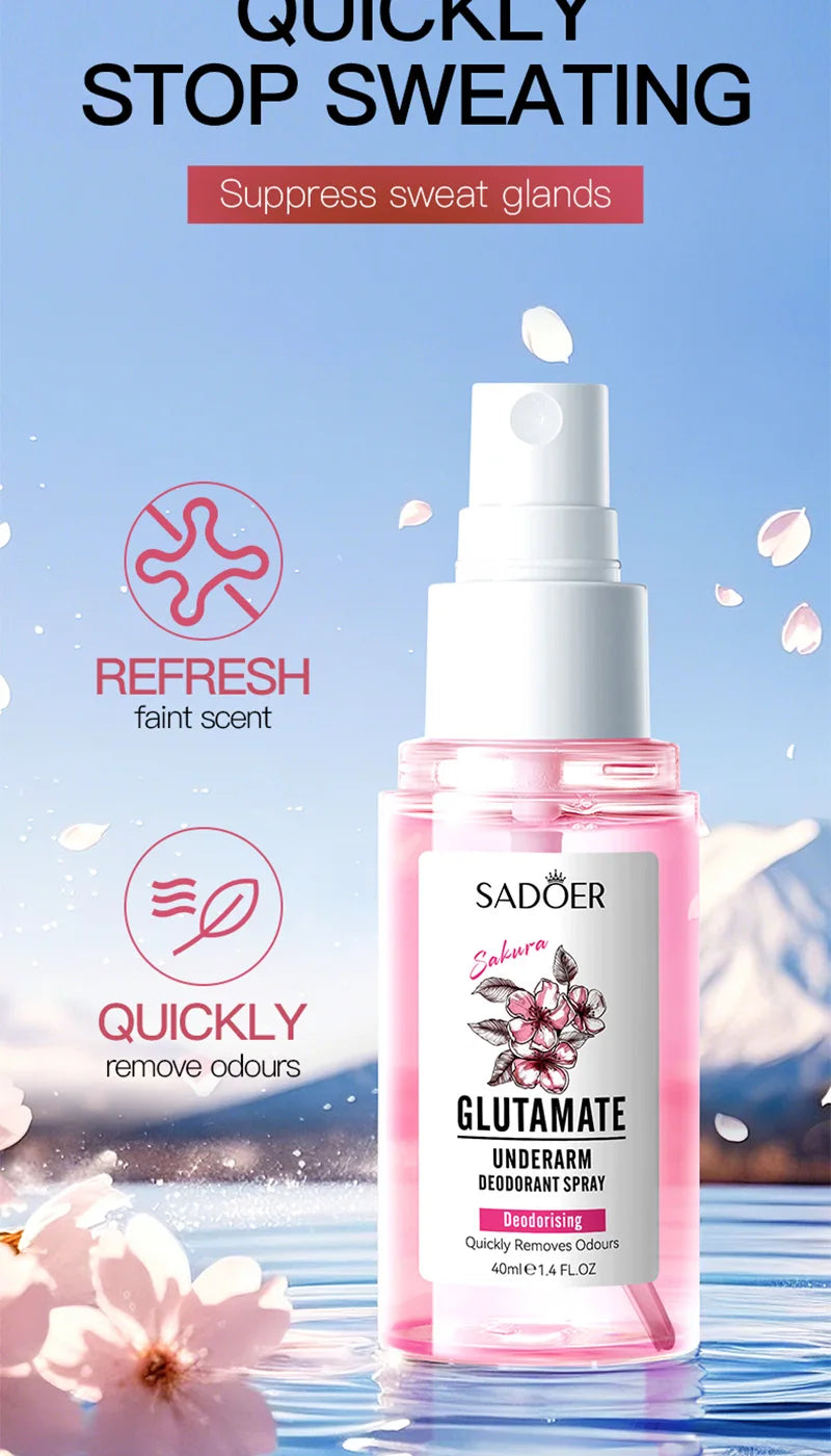 Sakura Refreshing Underarm Deodorant Spray - 9