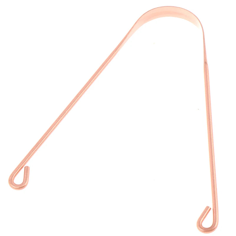Pure Copper Tongue Scraper for Fresh Breath - 15