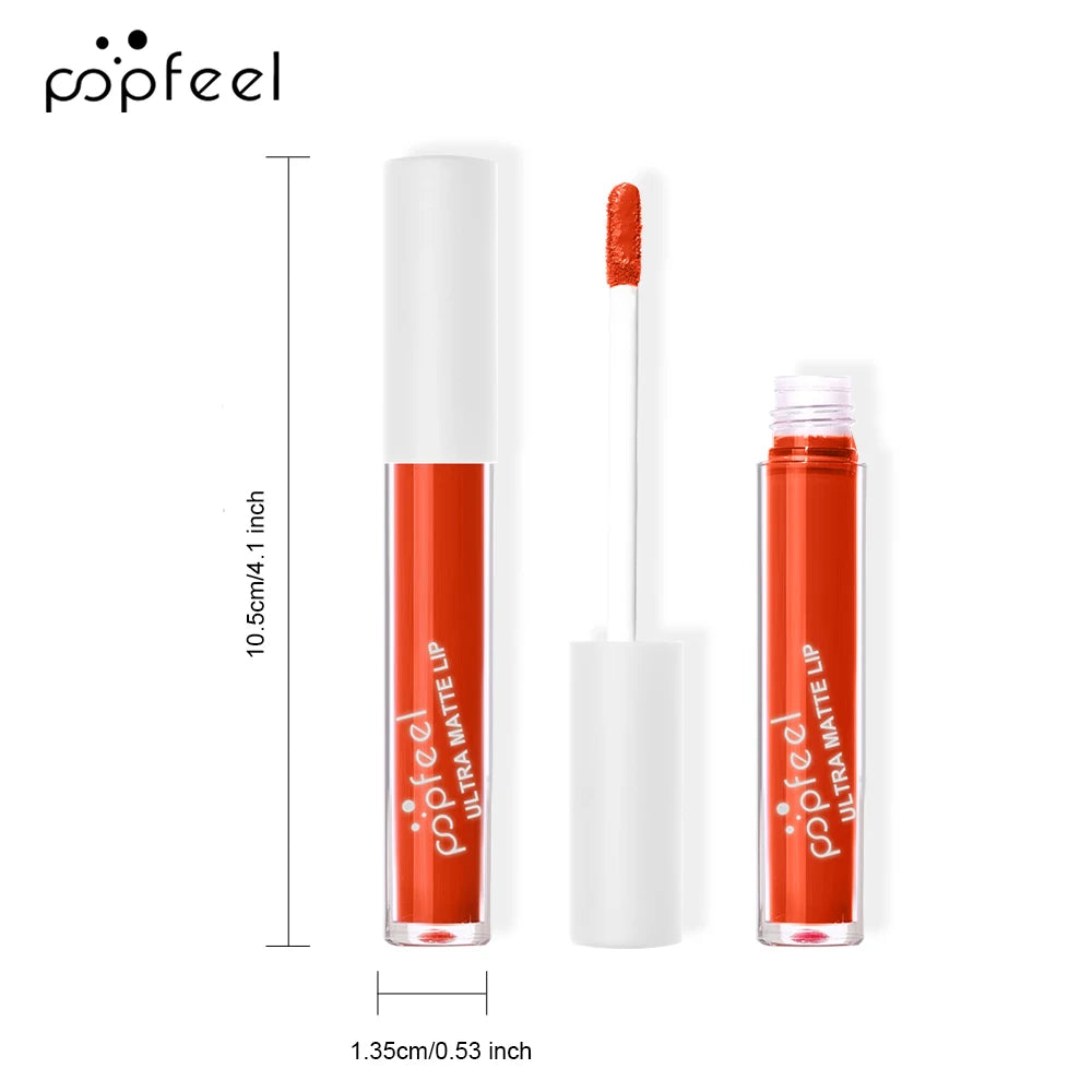 Long-Lasting Black Matte Liquid Lipstick - 17